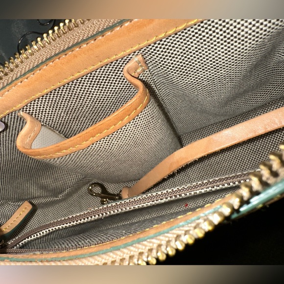 Dooney & Bourke Tan Shoulder Bag with Crescent Shape - Picture 4 of 5